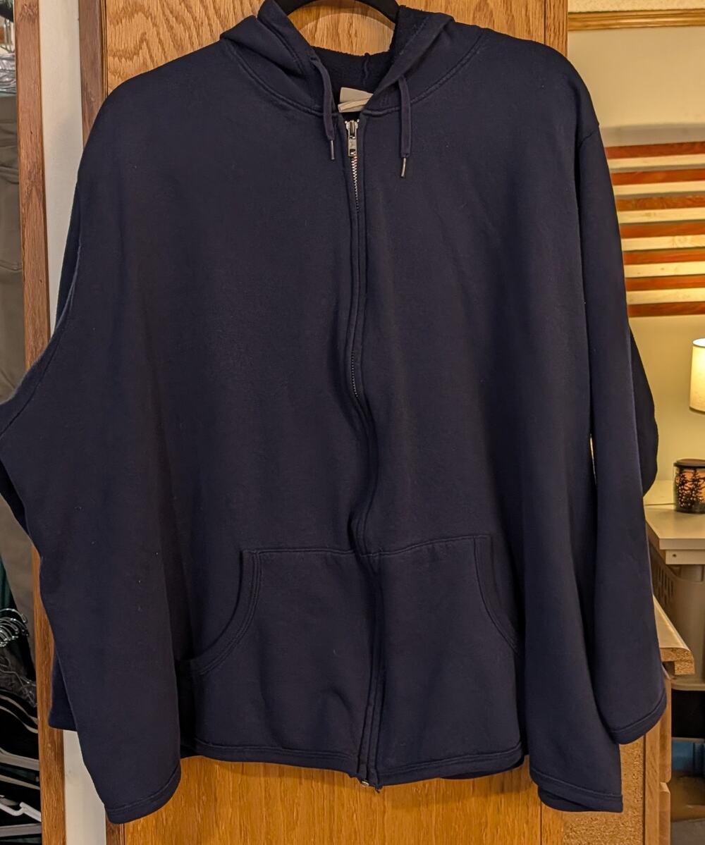 📚Women's 22W/24W Just My Size Zip Hoodie